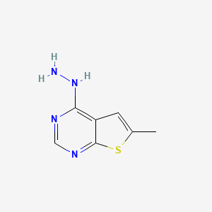 4-Hydrazinyl-6-methylthieno[2,3-d]pyrimidine