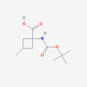 1-((tert-Butoxycarbonyl)amino)-3-methylcyclobutane-1-carboxylic acid