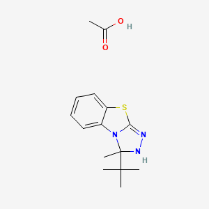 3-(Tert-butyl)-3-methyl-2,3-dihydrobenzo[4,5]thiazolo[2,3-c][1,2,4]triazole acetate