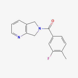 (3-fluoro-4-methylphenyl)(5H-pyrrolo[3,4-b]pyridin-6(7H)-yl)methanone