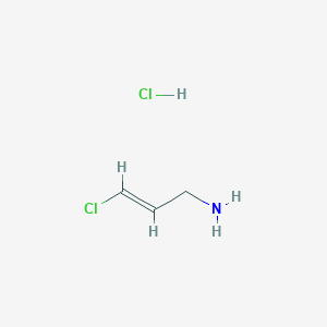 molecular formula C3H7Cl2N B3006078 3-氯丙-2-烯-1-胺盐酸盐 CAS No. 100516-86-7