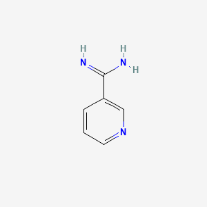 molecular formula C6H7N3 B3006089 3-Pyridinecarboxamidine CAS No. 23255-20-1