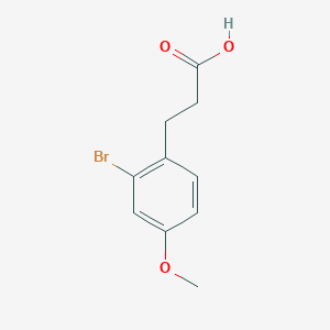 molecular formula C10H11BrO3 B3006091 3-(2-溴-4-甲氧基苯基)丙酸 CAS No. 103038-45-5