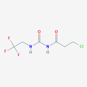 3-(3-Chloropropanoyl)-1-(2,2,2-trifluoroethyl)urea