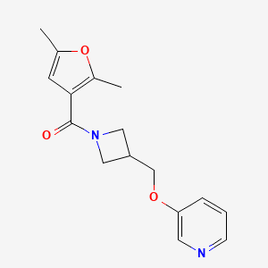 (2,5-Dimethylfuran-3-yl)-[3-(pyridin-3-yloxymethyl)azetidin-1-yl]methanone