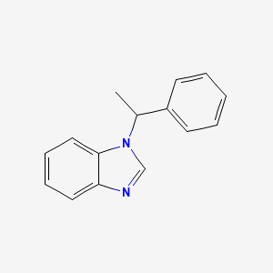molecular formula C15H14N2 B3006159 1-(1-Phenylethyl)benzimidazole CAS No. 40853-32-5