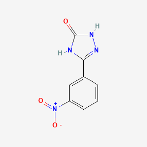molecular formula C8H6N4O3 B3006196 5-(3-nitrophenyl)-4H-1,2,4-triazol-3-ol CAS No. 57508-55-1