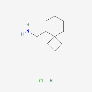 B3006208 Spiro[3.5]nonan-5-ylmethanamine hydrochloride CAS No. 2230798-61-3