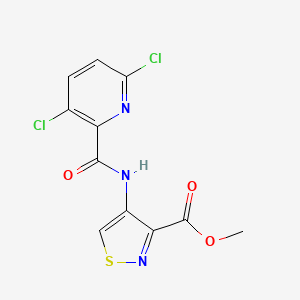 Methyl 4-(3,6-dichloropyridine-2-amido)-1,2-thiazole-3-carboxylate