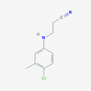3-[(4-Chloro-3-methylphenyl)amino]propanenitrile