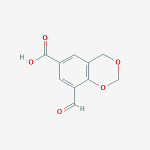 molecular formula C10H8O5 B3006290 8-formyl-4H-benzo[d][1,3]dioxine-6-carboxylic acid CAS No. 170807-21-3