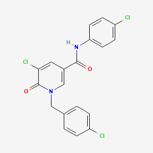 5-chloro-1-(4-chlorobenzyl)-N-(4-chlorophenyl)-6-oxo-1,6-dihydro-3-pyridinecarboxamide