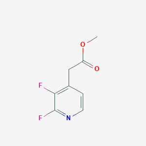 molecular formula C8H7F2NO2 B3006311 Methyl 2,3-difluoropyridine-4-acetate CAS No. 1803828-22-9