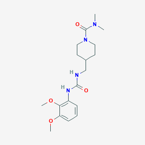 4-((3-(2,3-dimethoxyphenyl)ureido)methyl)-N,N-dimethylpiperidine-1-carboxamide