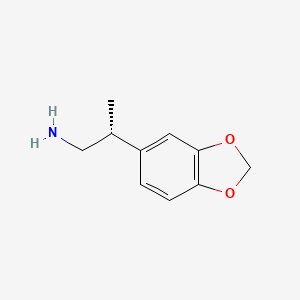 molecular formula C10H13NO2 B3006328 (2R)-2-(1,3-Benzodioxol-5-yl)propan-1-amine CAS No. 83329-23-1