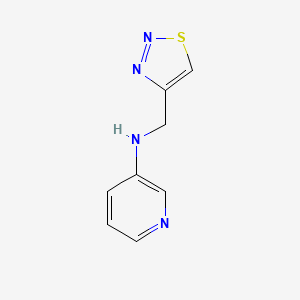 N-(1,2,3-thiadiazol-4-ylmethyl)pyridin-3-amine