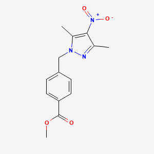 methyl 4-[(3,5-dimethyl-4-nitro-1H-pyrazol-1-yl)methyl]benzoate