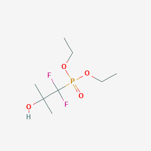 molecular formula C8H17F2O4P B3006399 Diethyl (1,1-difluoro-2-hydroxy-2-methylpropyl)phosphonate CAS No. 1093490-27-7