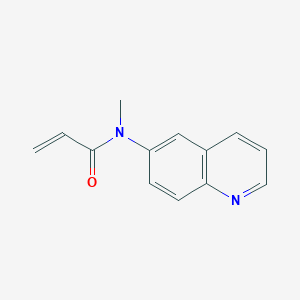 molecular formula C13H12N2O B3006444 N-Methyl-N-quinolin-6-ylprop-2-enamide CAS No. 2361642-58-0