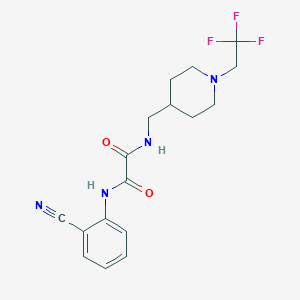 N'-(2-Cyanophenyl)-N-[[1-(2,2,2-trifluoroethyl)piperidin-4-yl]methyl]oxamide