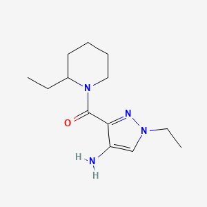 1-Ethyl-3-[(2-ethylpiperidin-1-yl)carbonyl]-1H-pyrazol-4-amine