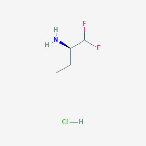 (2R)-1,1-Difluorobutan-2-amine;hydrochloride