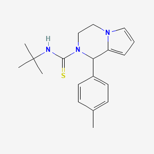 N-(tert-butyl)-1-(p-tolyl)-3,4-dihydropyrrolo[1,2-a]pyrazine-2(1H)-carbothioamide