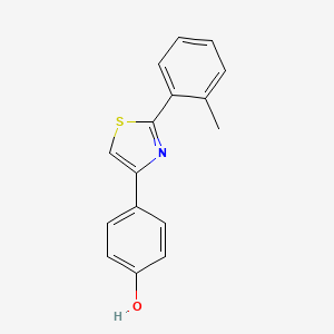 4-(2-(o-Tolyl)thiazol-4-yl)phenol