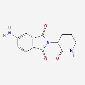 5-Amino-2-(2-oxopiperidin-3-yl)isoindole-1,3-dione