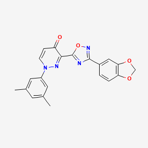 5-{[(4-isopropylphenyl)sulfonyl]amino}-N,N-dimethyl-6-piperazin-1-ylnicotinamide