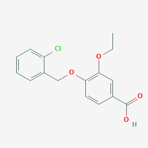 4-[(2-Chlorobenzyl)oxy]-3-ethoxybenzoic acid