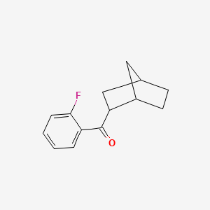 molecular formula C14H15FO B3006579 {Bicyclo[2.2.1]heptan-2-yl}(2-fluorophenyl)methanone CAS No. 1198168-90-9
