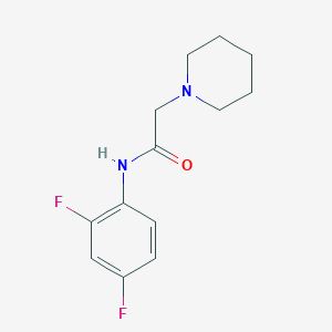 molecular formula C13H16F2N2O B3006608 N-(2,4-difluorophenyl)-2-(piperidin-1-yl)acetamide CAS No. 270086-97-0