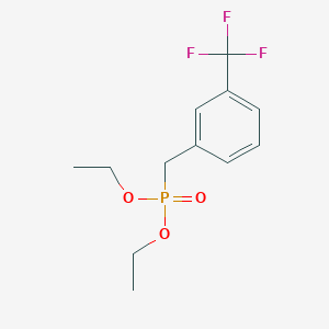 molecular formula C12H16F3O3P B3006613 Diethyl 3-(trifluoromethyl)benzylphosphonate CAS No. 146780-08-7