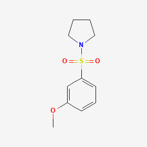 molecular formula C11H15NO3S B3006655 1-(3-Methoxyphenyl)sulfonylpyrrolidine CAS No. 670272-01-2