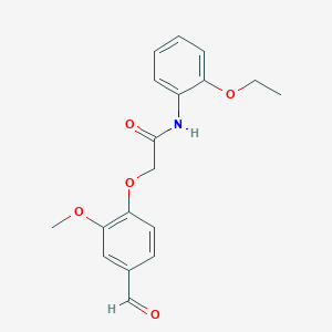 N-(2-ethoxyphenyl)-2-(4-formyl-2-methoxyphenoxy)acetamide
