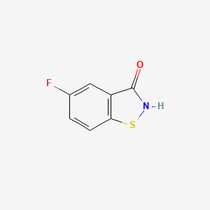 molecular formula C7H4FNOS B3006674 5-Fluoro-1,2-benzothiazol-3-one CAS No. 159803-10-8