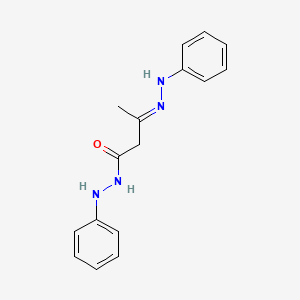 N'-Phenyl-3-(2-phenylhydrazono)butanehydrazide