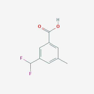 molecular formula C9H8F2O2 B3006703 3-(Difluoromethyl)-5-methylbenzoic acid CAS No. 2248378-79-0