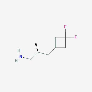 (2R)-3-(3,3-Difluorocyclobutyl)-2-methylpropan-1-amine