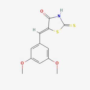 4-Thiazolidinone, 5-[(3,5-dimethoxyphenyl)methylene]-2-thioxo-