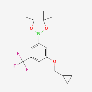 3-Cyclopropylmethoxy-5-trifluoromethylphenylboronic acid, pinacol ester