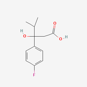 3-(4-Fluorophenyl)-3-hydroxy-4-methylpentanoic acid