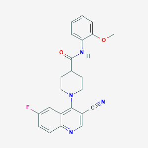 Methyl 5-[(4-methylbenzoyl)amino]-3-propoxy-1-benzothiophene-2-carboxylate