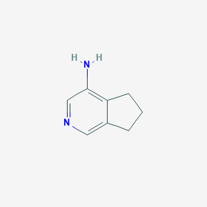 molecular formula C8H10N2 B3006748 5H,6H,7H-环戊[c]吡啶-4-胺 CAS No. 1557741-31-7