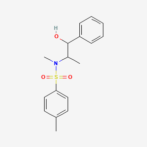 molecular formula C17H21NO3S B3006753 N-(1-hydroxy-1-phenylpropan-2-yl)-N,4-dimethylbenzenesulfonamide CAS No. 93724-43-7