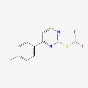 Difluoromethyl 4-(4-methylphenyl)-2-pyrimidinyl sulfide
