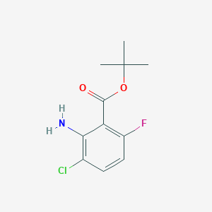 Tert-butyl 2-amino-3-chloro-6-fluorobenzoate