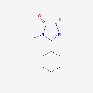 3-cyclohexyl-4-methyl-4,5-dihydro-1H-1,2,4-triazol-5-one