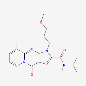 N-isopropyl-1-(3-methoxypropyl)-9-methyl-4-oxo-1,4-dihydropyrido[1,2-a]pyrrolo[2,3-d]pyrimidine-2-carboxamide